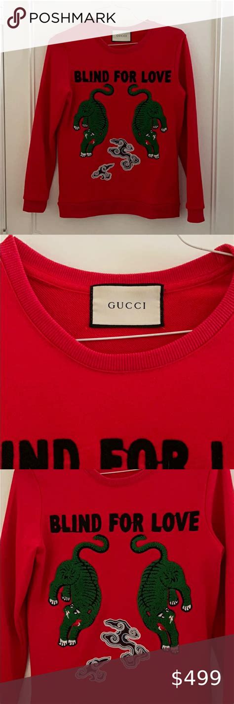 blind for love gucci sweater price